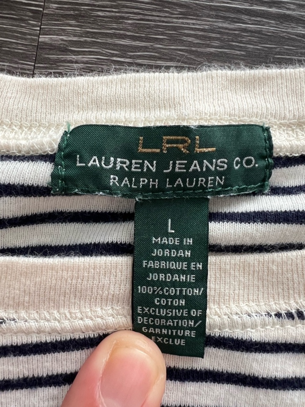 Lauren Ralph Lauren Striped
Shoulder Zip Elbow Patch
Long-Sleeve Shirt - Picture 5 of 6